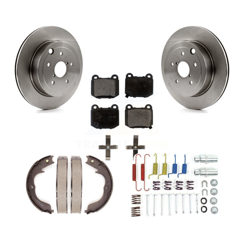 Transit Auto K8F-104915 Disc Brake Kit for 2009-2014 Subaru Impreza - Rear product image