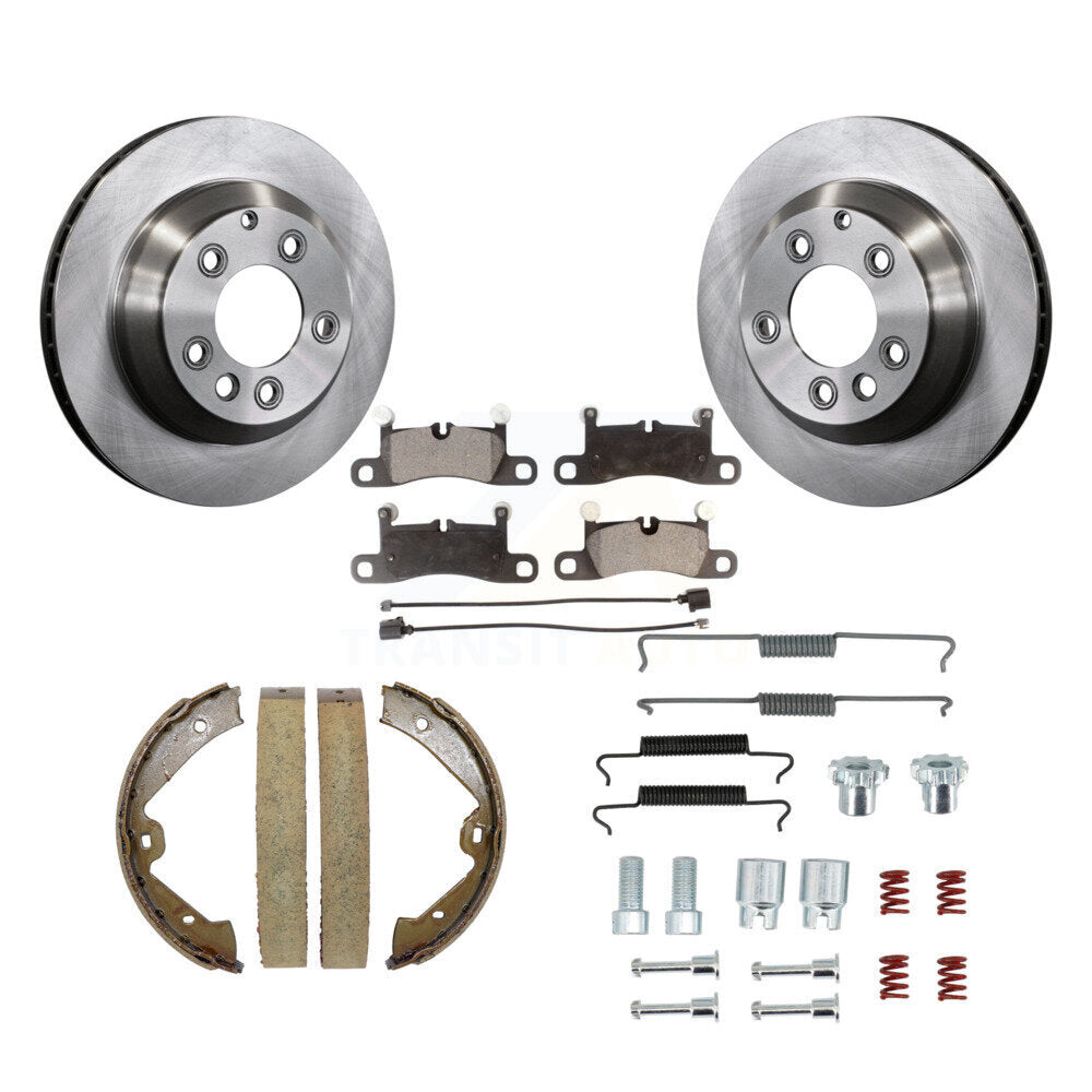 Transit Auto K8F-104918 Disc Brake Kit for 2011-2018 Porsche Cayenne, Volkswagen Touareg - Rear product image