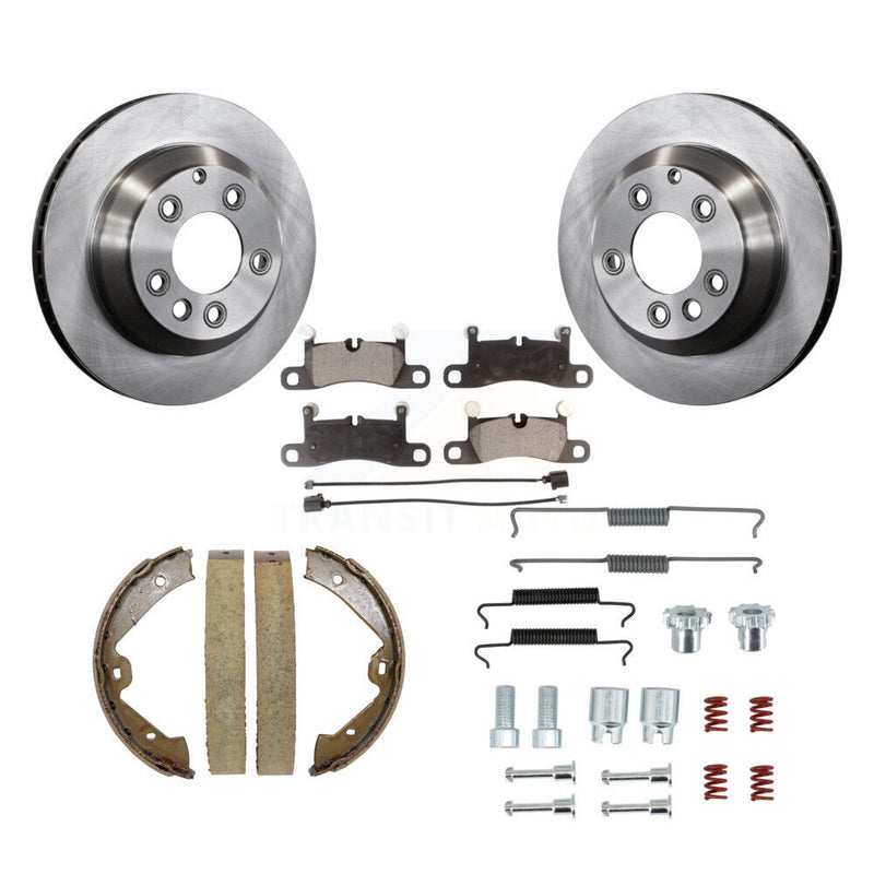 Transit Auto K8F-104918 Disc Brake Kit for 2011-2018 Porsche Cayenne, Volkswagen Touareg - Rear product image