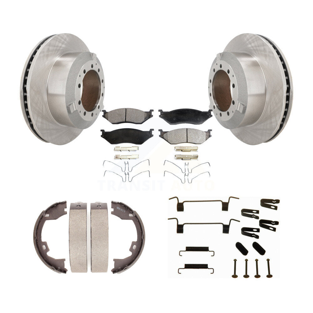 Transit Auto K8F-104933 Disc Brake Kit for 2005-2016 IC Corporation AC Commercial Bus, Ford F-450 Super Duty - Rear product image