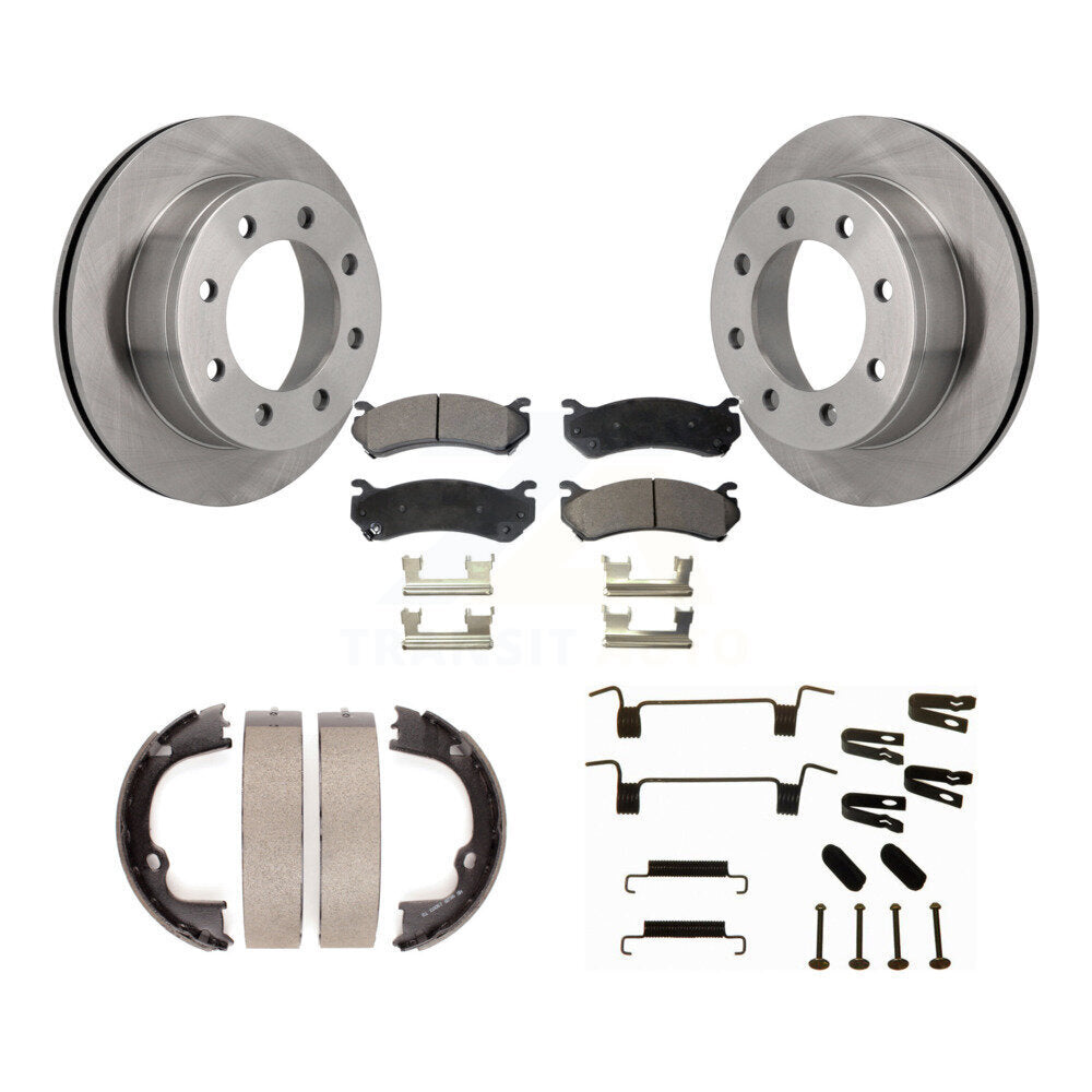 Transit Auto K8F-104939 Disc Brake Kit for 2010-2013 Chevrolet Silverado 2500 HD, Chevrolet Suburban 2500, GMC Sierra 2500 HD & more - Rear product image