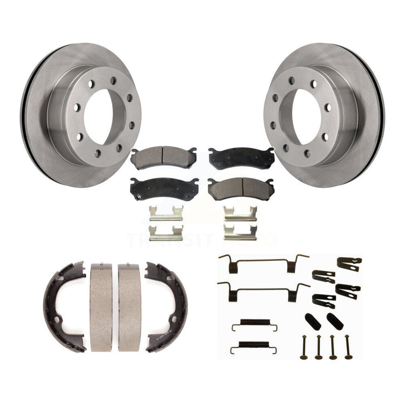 Transit Auto K8F-104939 Disc Brake Kit for 2010-2013 Chevrolet Silverado 2500 HD, Chevrolet Suburban 2500, GMC Sierra 2500 HD & more - Rear product image