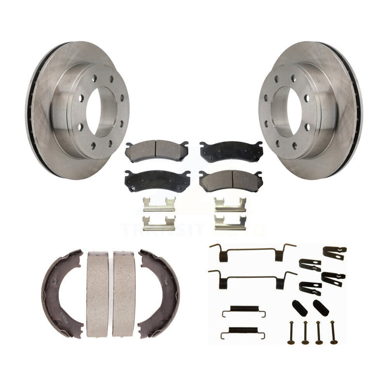 Transit Auto K8F-104943 Disc Brake Kit for 1999-2009 Chevrolet Silverado 1500 HD Classic, Chevrolet Suburban 2500, GMC Sierra 1500 HD Classic & more - Rear product image