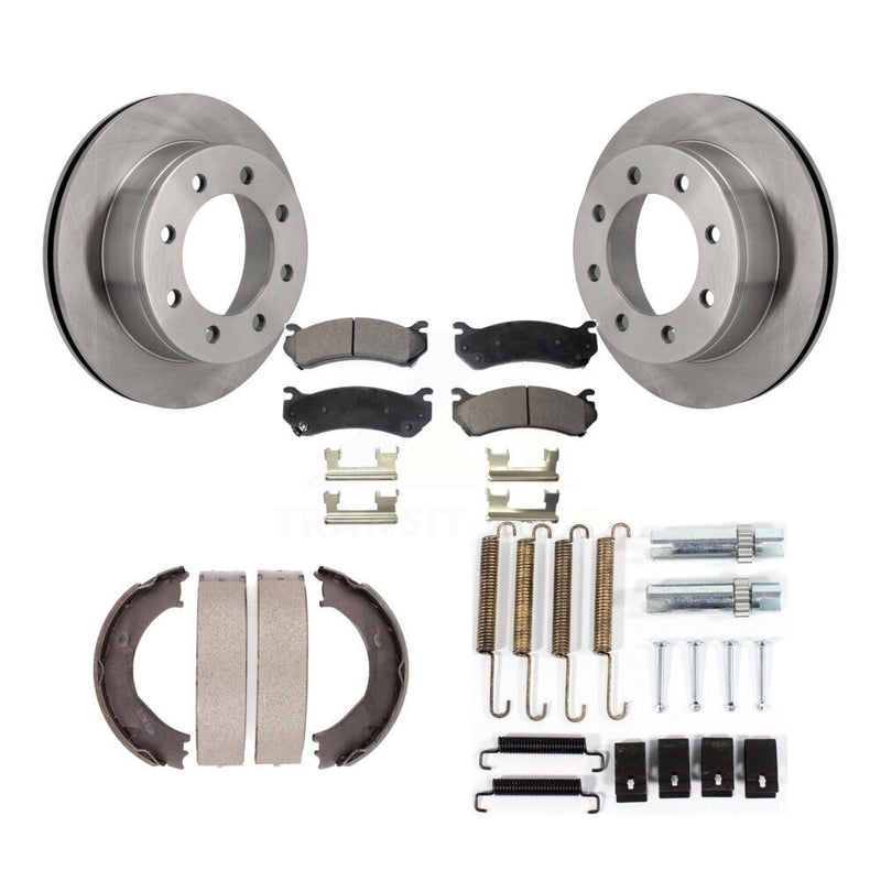 Transit Auto K8F-104944 Disc Brake Kit for 2004-2006 Chevrolet Silverado 3500, GMC Sierra 3500 - Rear product image