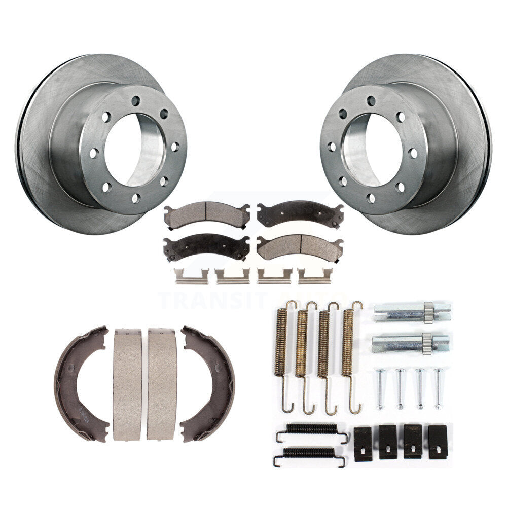 Transit Auto K8F-104945 Disc Brake Kit for 2001-2006 Chevrolet Silverado 3500, GMC Sierra 3500 - Rear product image
