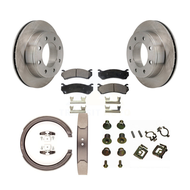 Transit Auto K8F-104948 Disc Brake Kit for 2003-2006 Chevrolet Silverado 1500 HD, GMC Sierra 1500 HD, GMC Sierra 2500 - Rear product image