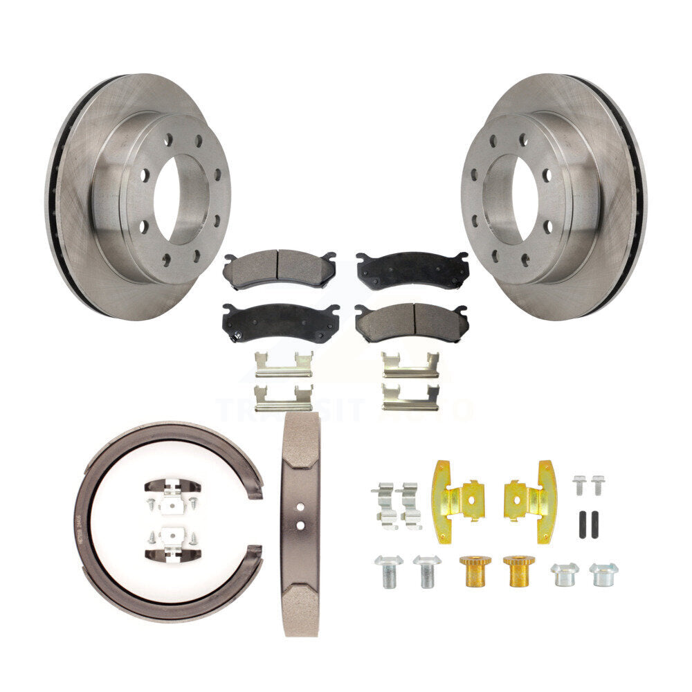 Transit Auto K8F-104949 Disc Brake Kit for 2001-2003 GMC Yukon XL 2500, Chevrolet Silverado 1500 HD, GMC Sierra 1500 HD - Rear product image
