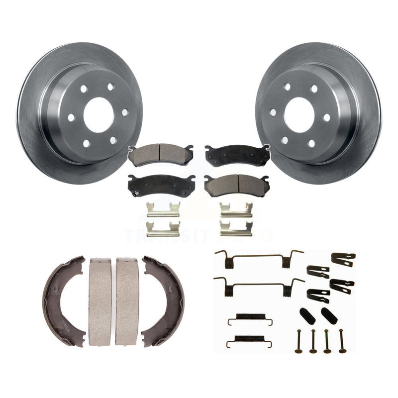 Transit Auto K8F-104951 Disc Brake Kit for 2003 Chevrolet Silverado 2500, Chevrolet Silverado 2500 HD, GMC Sierra 2500 - Rear product image