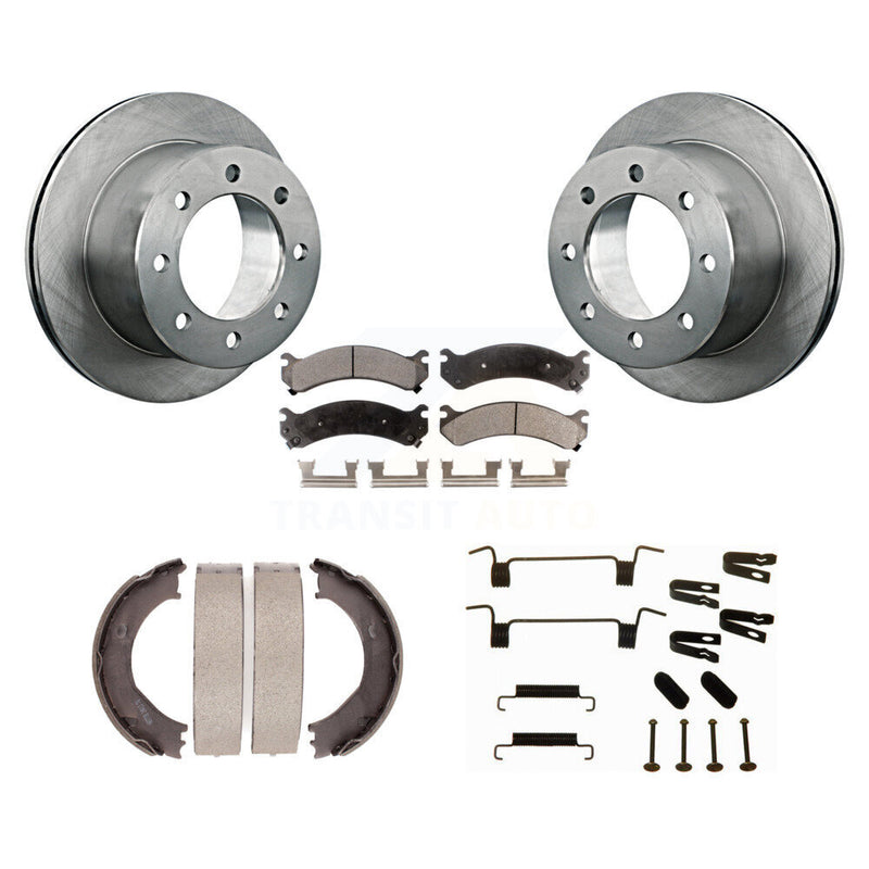 Transit Auto K8F-104953 Disc Brake Kit for 2010 GMC Sierra 3500 HD - Rear product image