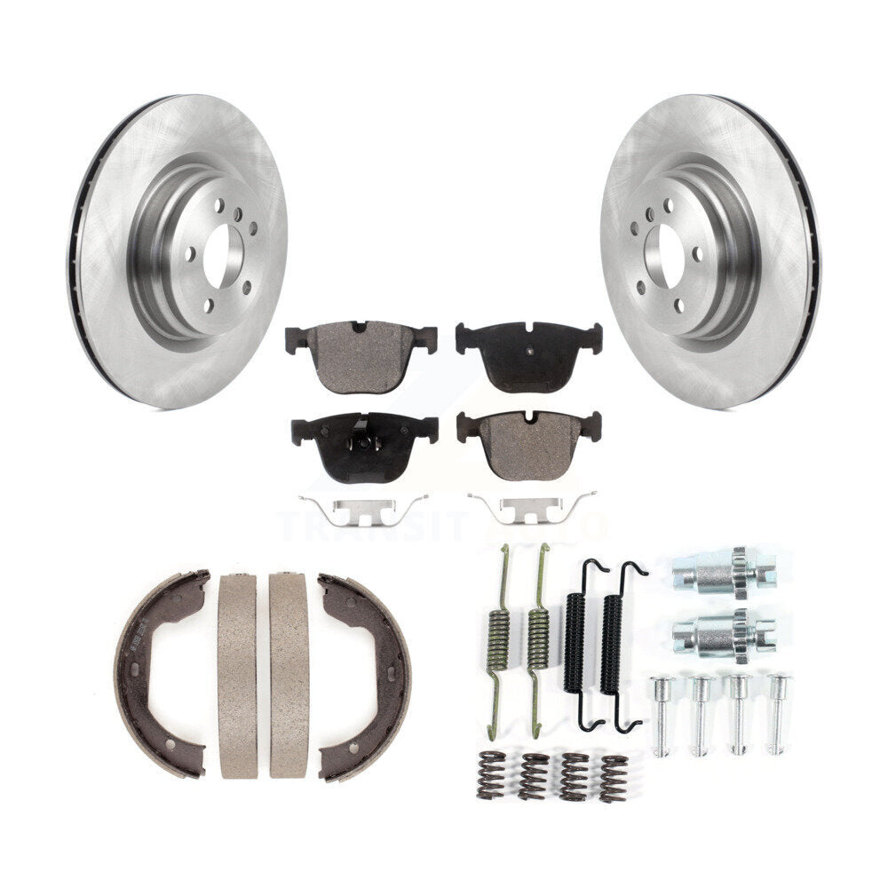 Transit Auto K8F-104955 Disc Brake Kit for 2009-2016 BMW ActiveHybrid 7, BMW Alpina B7, BMW Alpina B7 xDrive & more - Rear product image