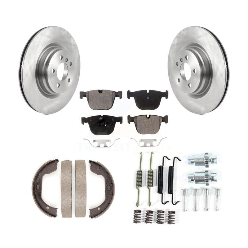 Transit Auto K8F-104955 Disc Brake Kit for 2009-2016 BMW ActiveHybrid 7, BMW Alpina B7, BMW Alpina B7 xDrive & more - Rear product image