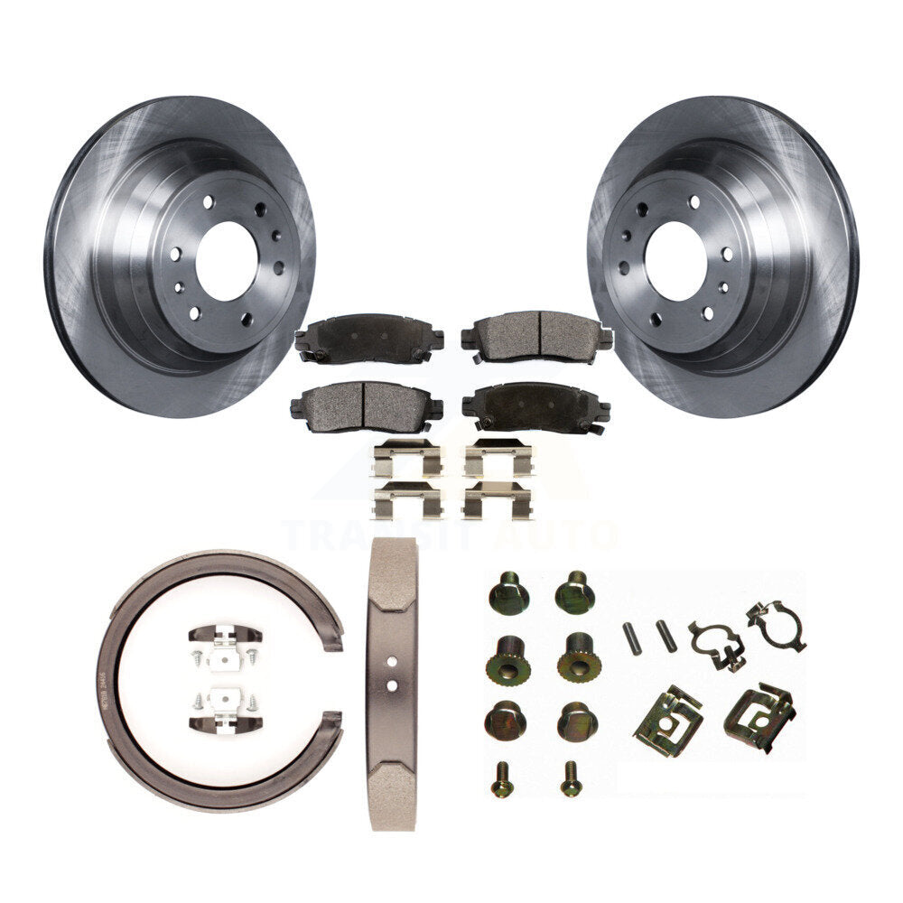 Transit Auto K8F-104960 Disc Brake Kit for 2002-2009 Saab 9-7x, Buick Rainier, GMC Envoy XUV & more - Rear product image