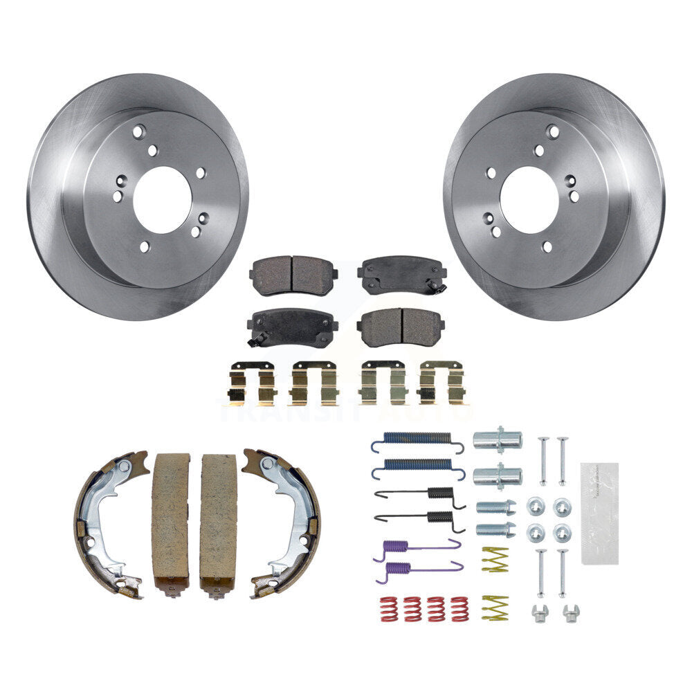 Transit Auto K8F-104972 Disc Brake Kit for 2010-2016 Kia Sportage, Hyundai Tucson - Rear product image