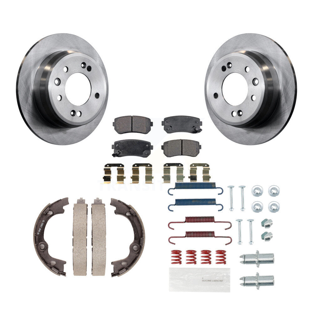 Transit Auto K8F-104973 Disc Brake Kit for 2010-2015 Hyundai Tucson - Rear product image