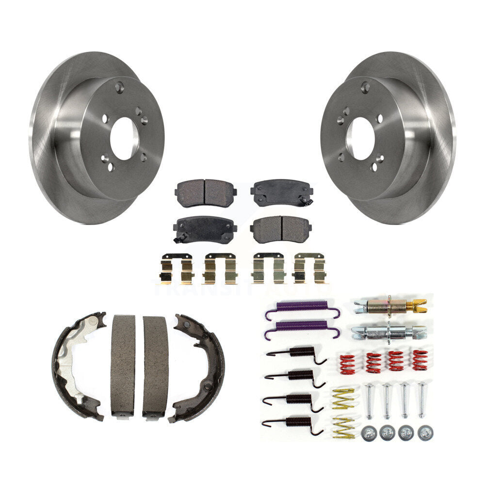Transit Auto K8F-104976 Disc Brake Kit for 2006-2007 Hyundai Accent, Kia Rio, Kia Rio5 - Rear product image
