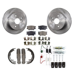 Transit Auto K8F-104978 Disc Brake Kit for 2012-2018 Lexus ES350, Lexus ES300h, Toyota Avalon & more - Rear product image