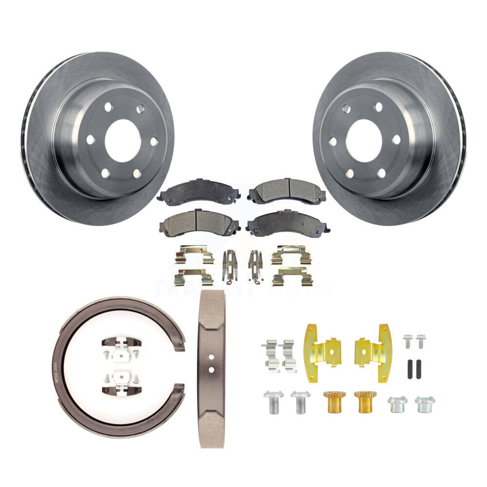 Transit Auto K8F-105000 Disc Brake Kit for 2000-2006 GMC Sierra 1500, Cadillac Escalade, Cadillac Escalade ESV & more - Rear product image