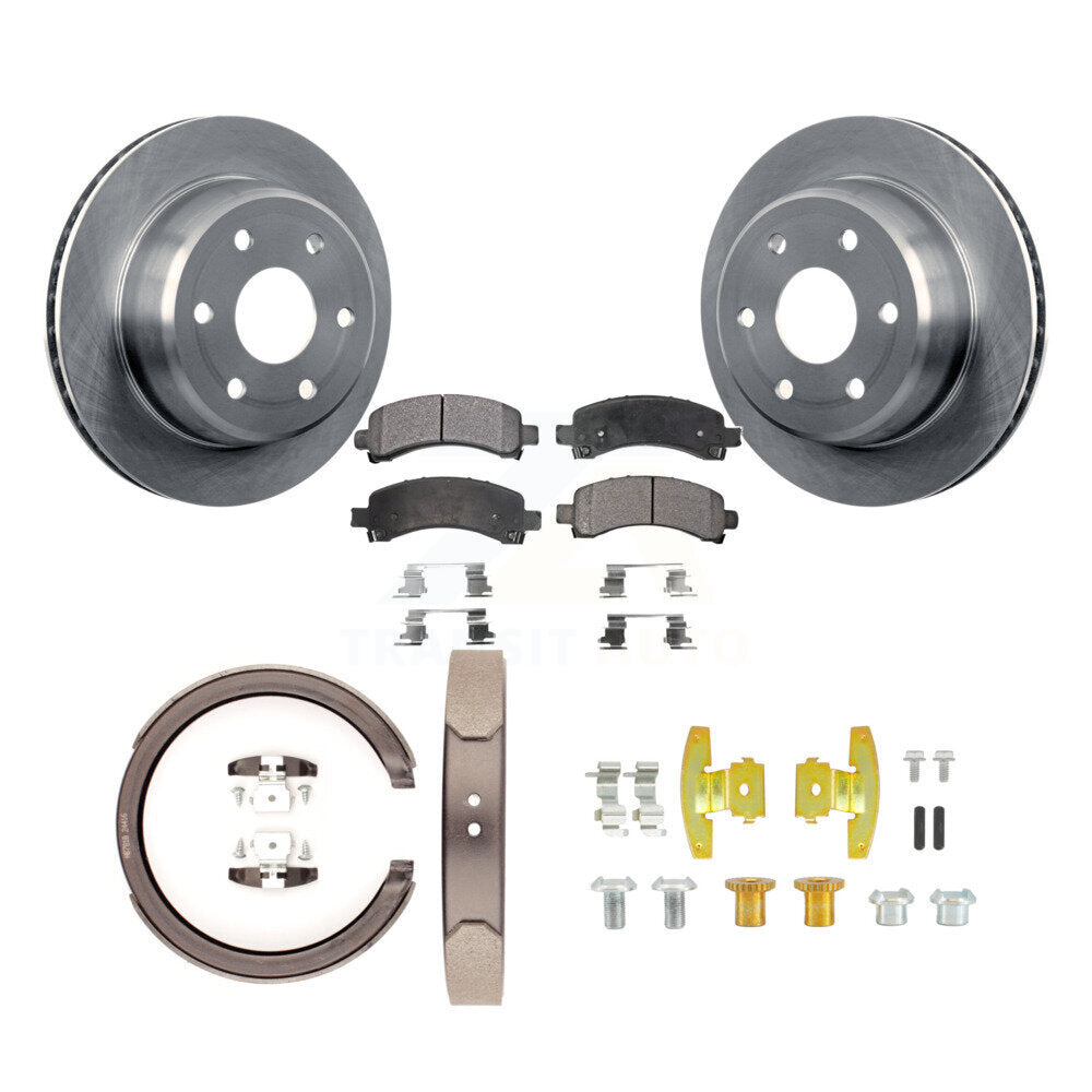 Transit Auto K8F-105001 Disc Brake Kit for 2002-2014 Cadillac Escalade, Chevrolet Avalanche 1500, Chevrolet Express 1500 & more - Rear product image