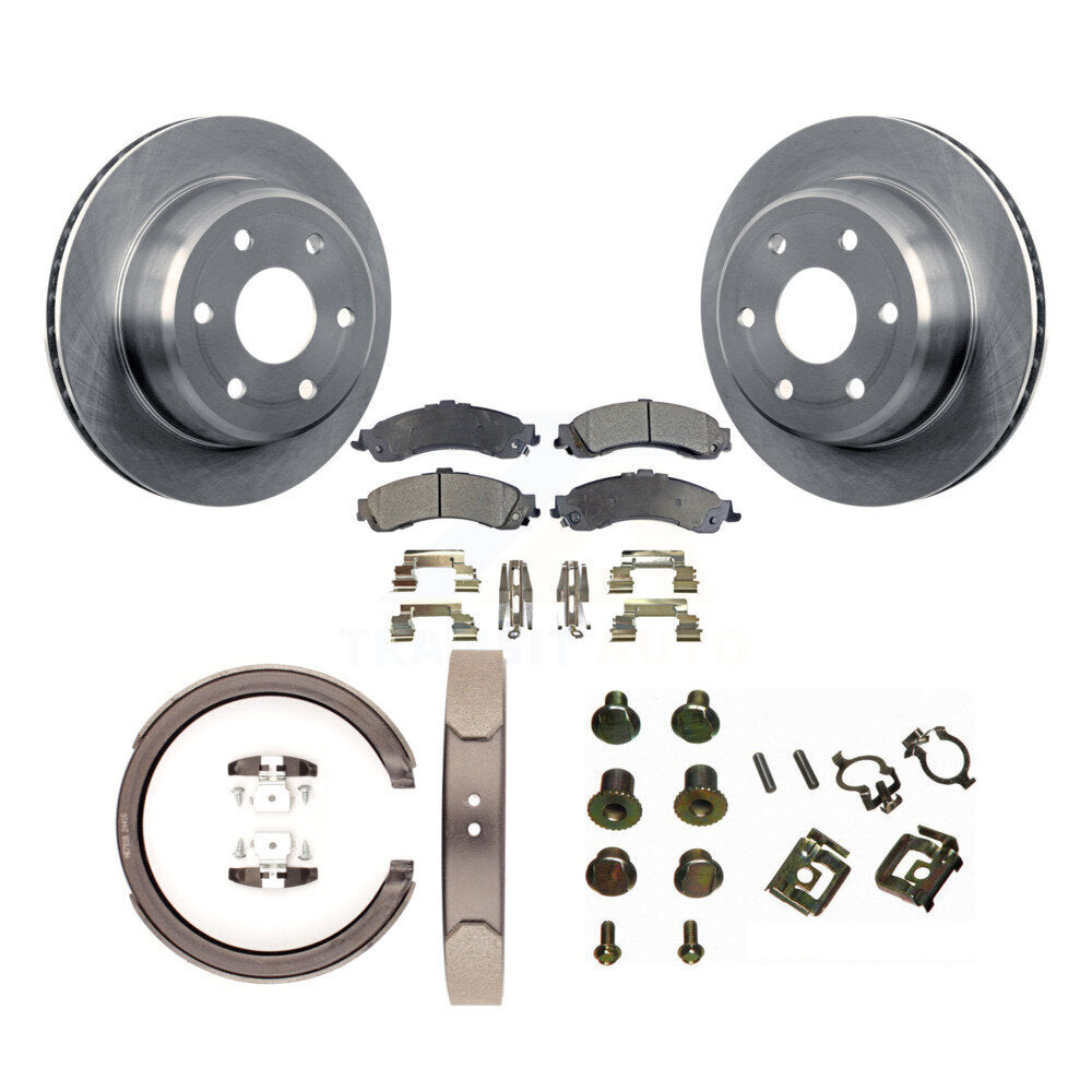 Transit Auto K8F-105003 Disc Brake Kit for 2004-2006 Chevrolet Silverado 1500, GMC Sierra 1500 - Rear product image