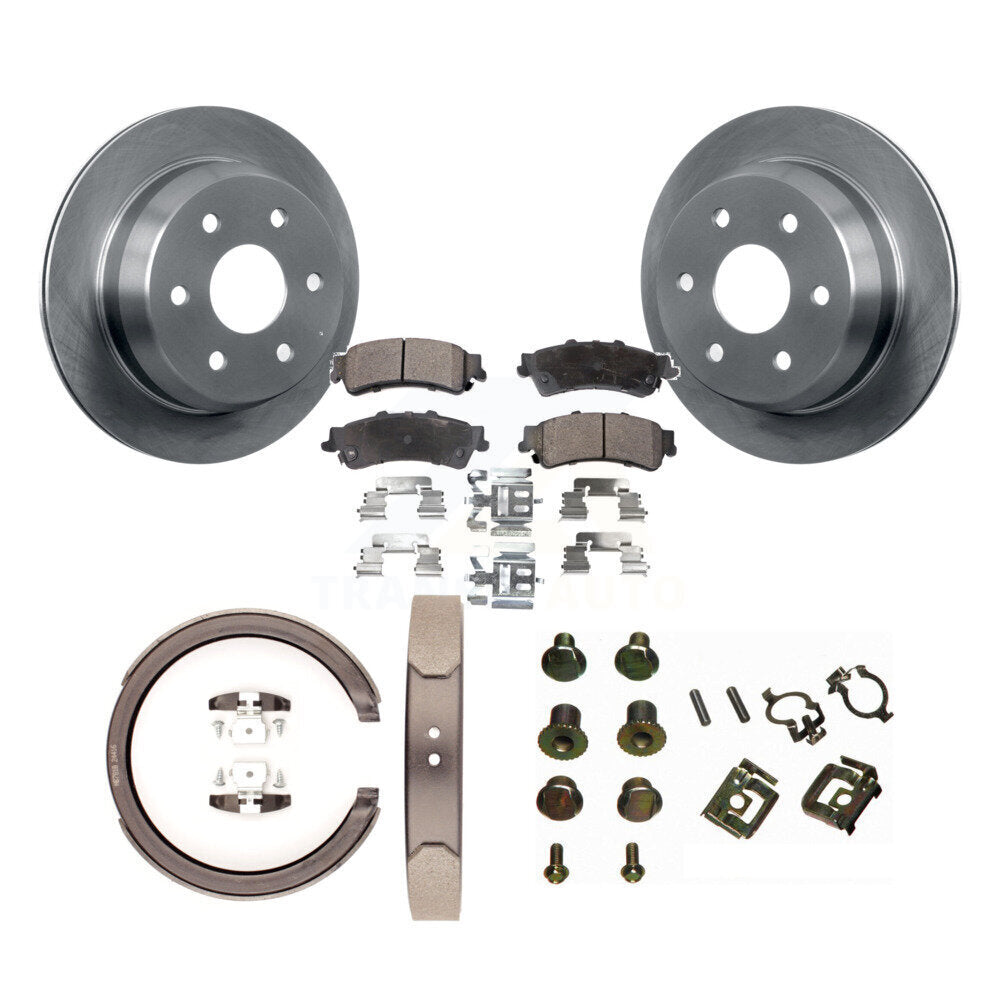 Transit Auto K8F-105004 Disc Brake Kit for 2005-2007 Chevrolet Silverado 1500 Classic, GMC Sierra 1500 Classic, Chevrolet Silverado 1500 & more - Rear product image