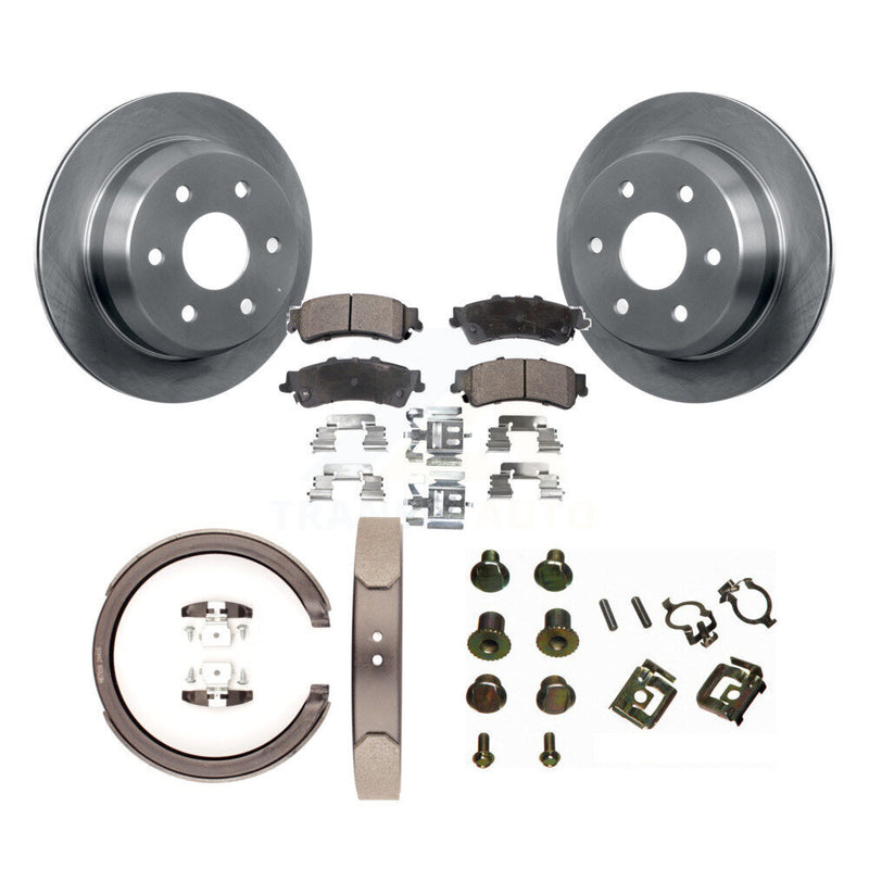 Transit Auto K8F-105004 Disc Brake Kit for 2005-2007 Chevrolet Silverado 1500 Classic, GMC Sierra 1500 Classic, Chevrolet Silverado 1500 & more - Rear product image
