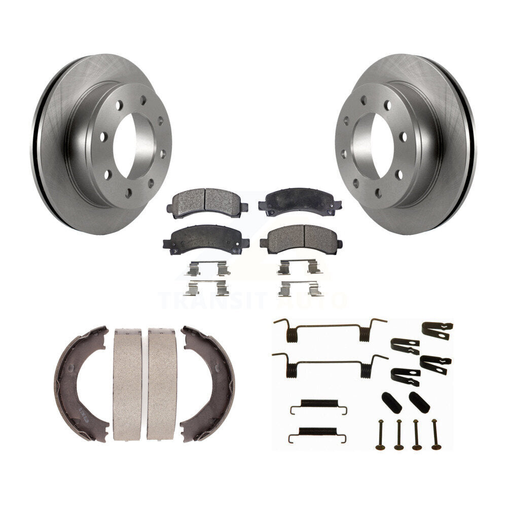 Transit Auto K8F-105017 Disc Brake Kit for 2006-2008 Chevrolet Express 2500, Chevrolet Express 3500, GMC Savana 3500 - Rear product image