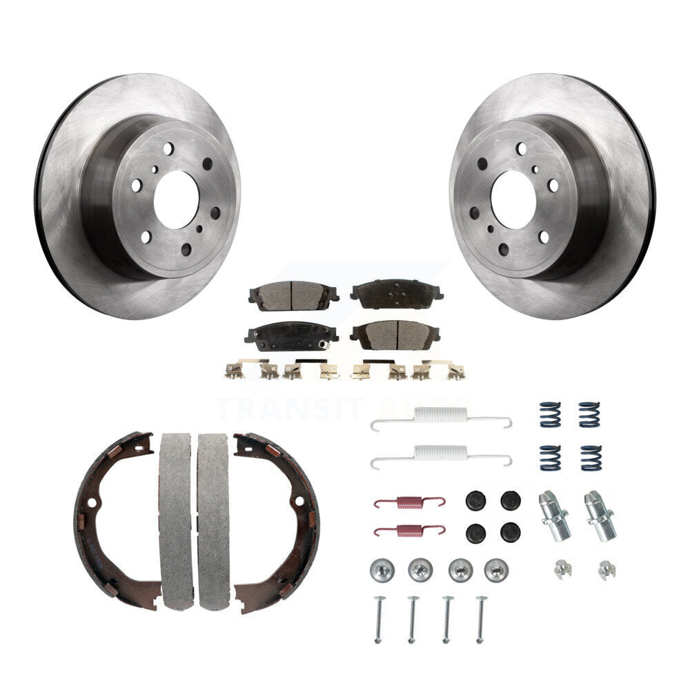 Transit Auto K8F-105020 Disc Brake Kit for 2014-2020 Chevrolet Suburban, GMC Yukon XL, Cadillac Escalade & more - Rear product image
