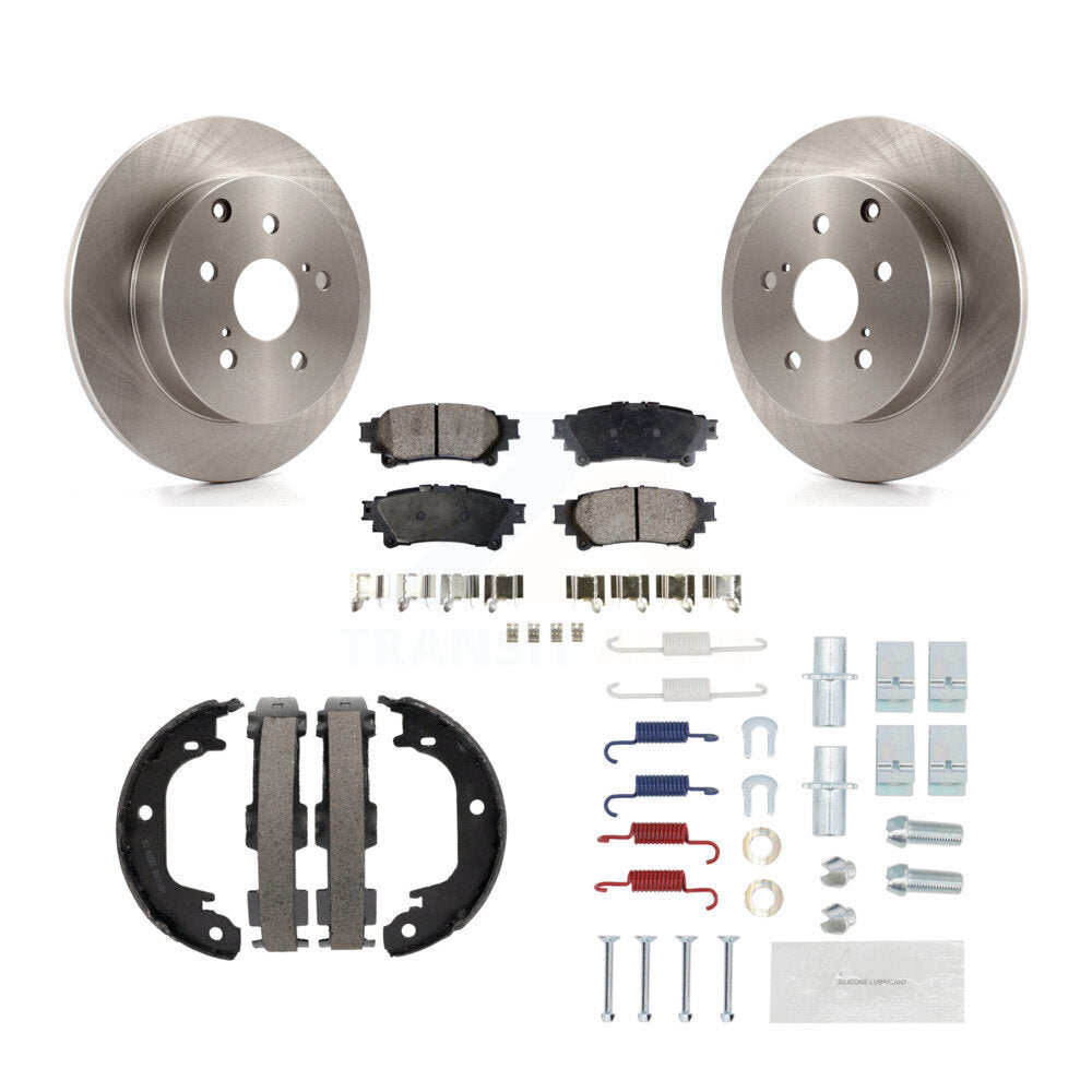 Transit Auto K8F-105028 Disc Brake Kit for 2012-2020 Toyota Mirai, Toyota Prius V - Rear product image