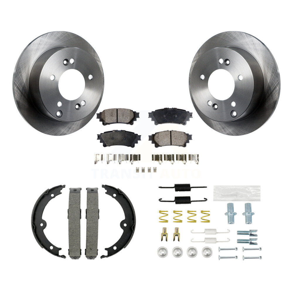 Transit Auto K8F-105029 Disc Brake Kit for 2014-2015 Lexus IS250 - Rear product image