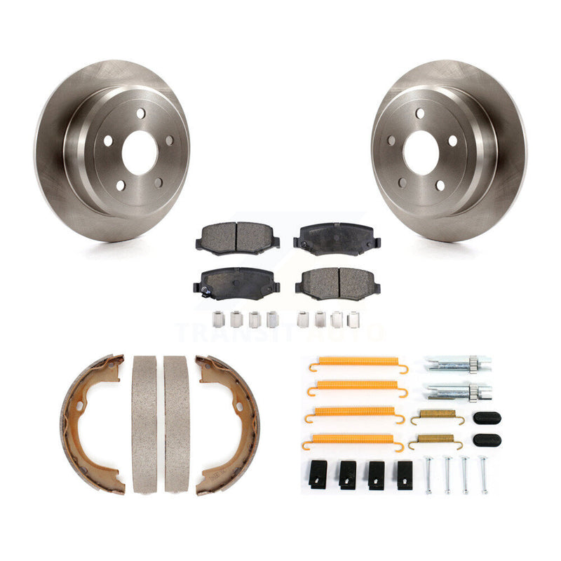 Transit Auto K8F-105034 Disc Brake Kit for 2007-2018 Jeep Wrangler JK, Jeep Wrangler - Rear product image