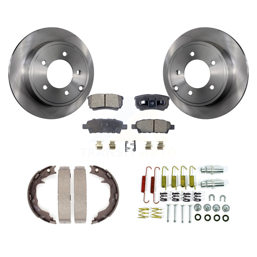 Transit Auto K8F-105053 Disc Brake Kit for 2007-2017 Jeep Compass, Jeep Patriot, Chrysler 200 & more - Rear product image