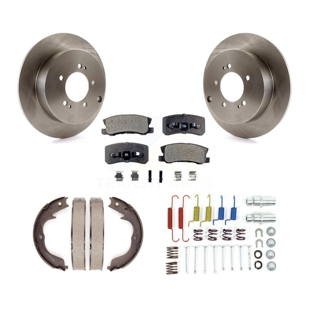 Transit Auto K8F-105054 Disc Brake Kit for 2008-2014 Mitsubishi Lancer, Mitsubishi Outlander - Rear product image