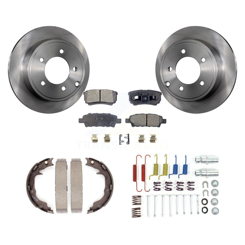 Transit Auto K8F-105055 Disc Brake Kit for 2008-2014 Mitsubishi Lancer - Rear product image