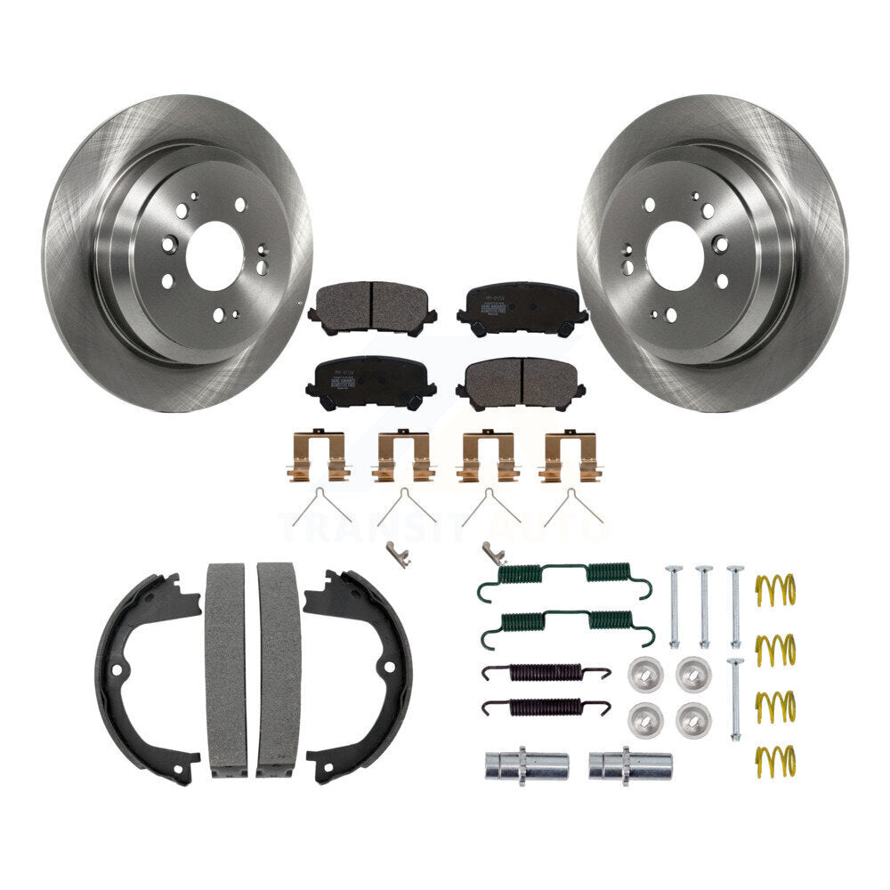 Transit Auto K8F-105060 Disc Brake Kit for 2016-2024 Honda Passport, Honda Ridgeline, Honda Pilot - Rear product image