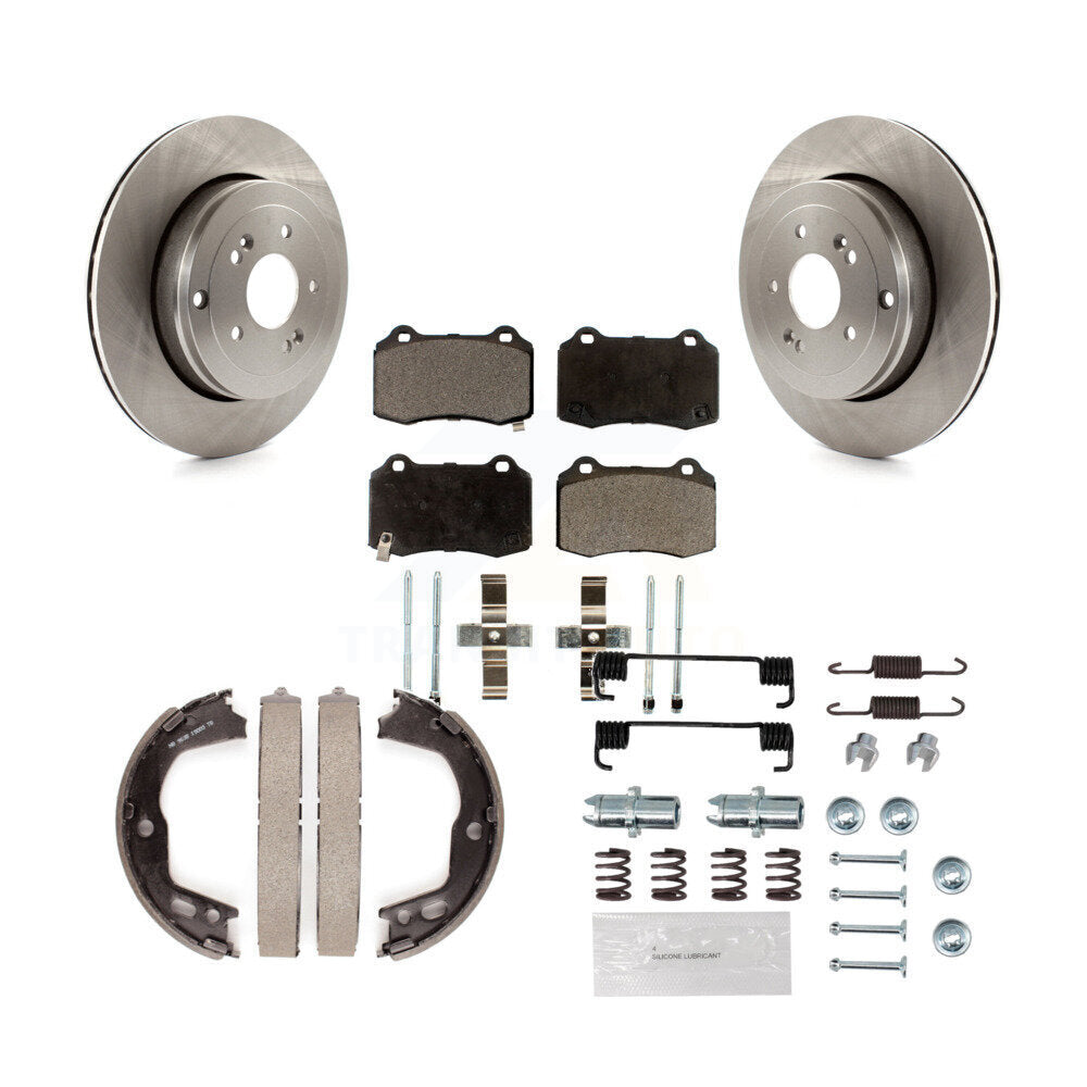 Transit Auto K8F-105064 Disc Brake Kit for 2010-2016 Hyundai Genesis Coupe - Rear product image