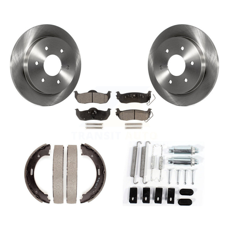 Transit Auto K8F-105069 Disc Brake Kit for 2004-2014 Nissan Armada, INFINITI QX56, Nissan TITAN - Rear product image
