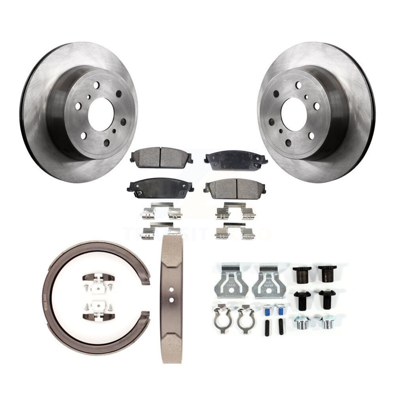 Transit Auto K8F-105076 Disc Brake Kit for 2007-2014 Chevrolet Silverado 1500, GMC Sierra 1500, Cadillac Escalade & more - Rear product image