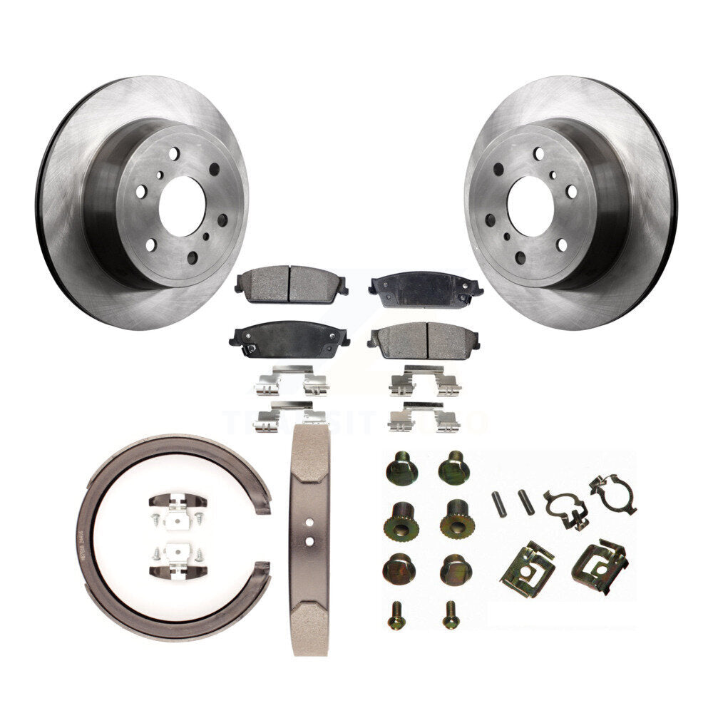 Transit Auto K8F-105078 Disc Brake Kit for 2007-2009 Chevrolet Silverado 1500, GMC Sierra 1500 - Rear product image