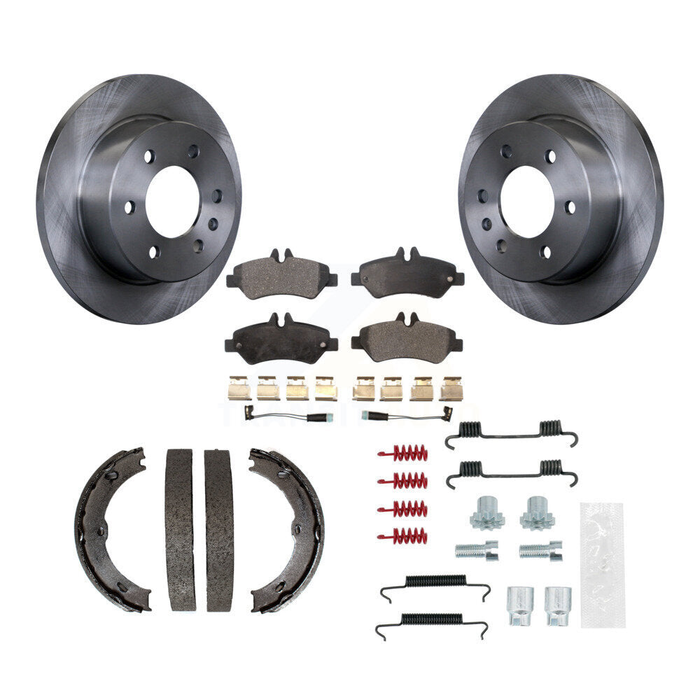 Transit Auto K8F-105080 Disc Brake Kit for 2007-2018 Mercedes-Benz Sprinter 2500, Dodge Sprinter 2500, Dodge Sprinter 3500 & more - Rear product image