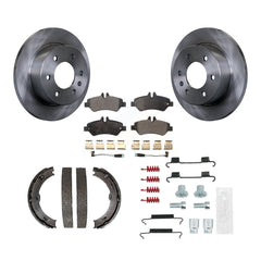 Transit Auto K8F-105080 Disc Brake Kit for 2007-2018 Mercedes-Benz Sprinter 2500, Dodge Sprinter 2500, Dodge Sprinter 3500 & more - Rear product image