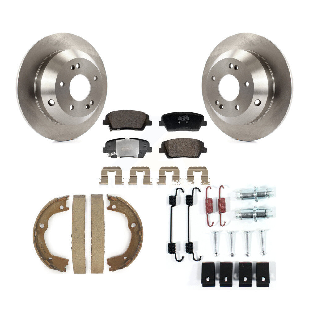 Transit Auto K8F-105083 Disc Brake Kit for 2010-2013 Kia Sorento, Hyundai Santa Fe - Rear product image