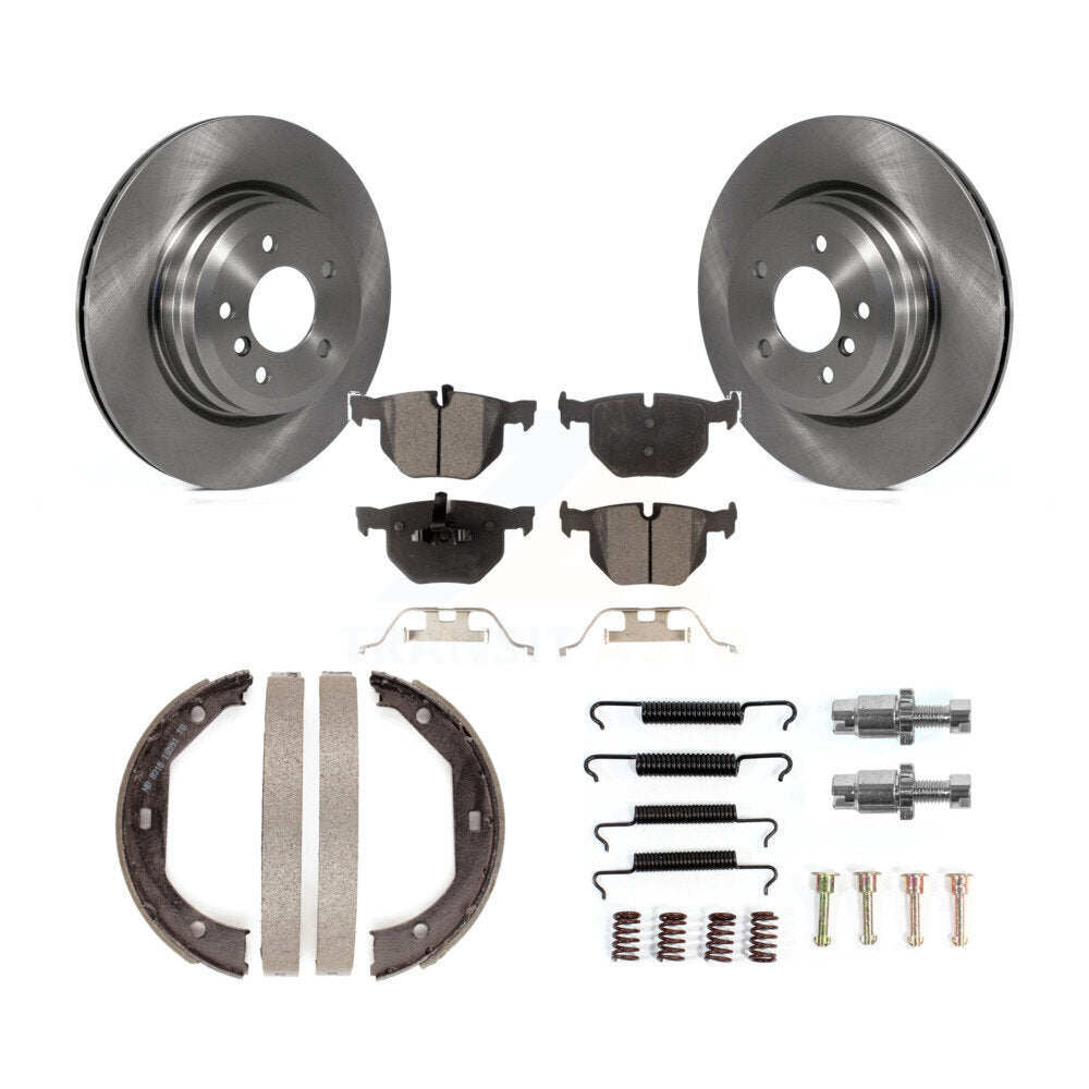 Transit Auto K8F-105084 Disc Brake Kit for 2006-2013 BMW 335i, BMW 335i xDrive, BMW 335is & more - Rear product image