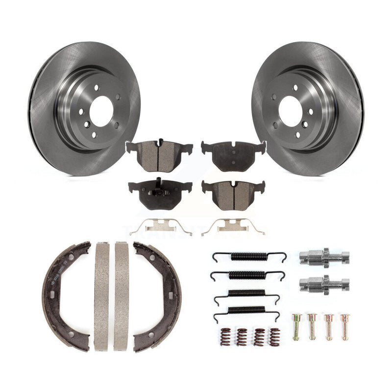 Transit Auto K8F-105084 Disc Brake Kit for 2006-2013 BMW 335i, BMW 335i xDrive, BMW 335is & more - Rear product image