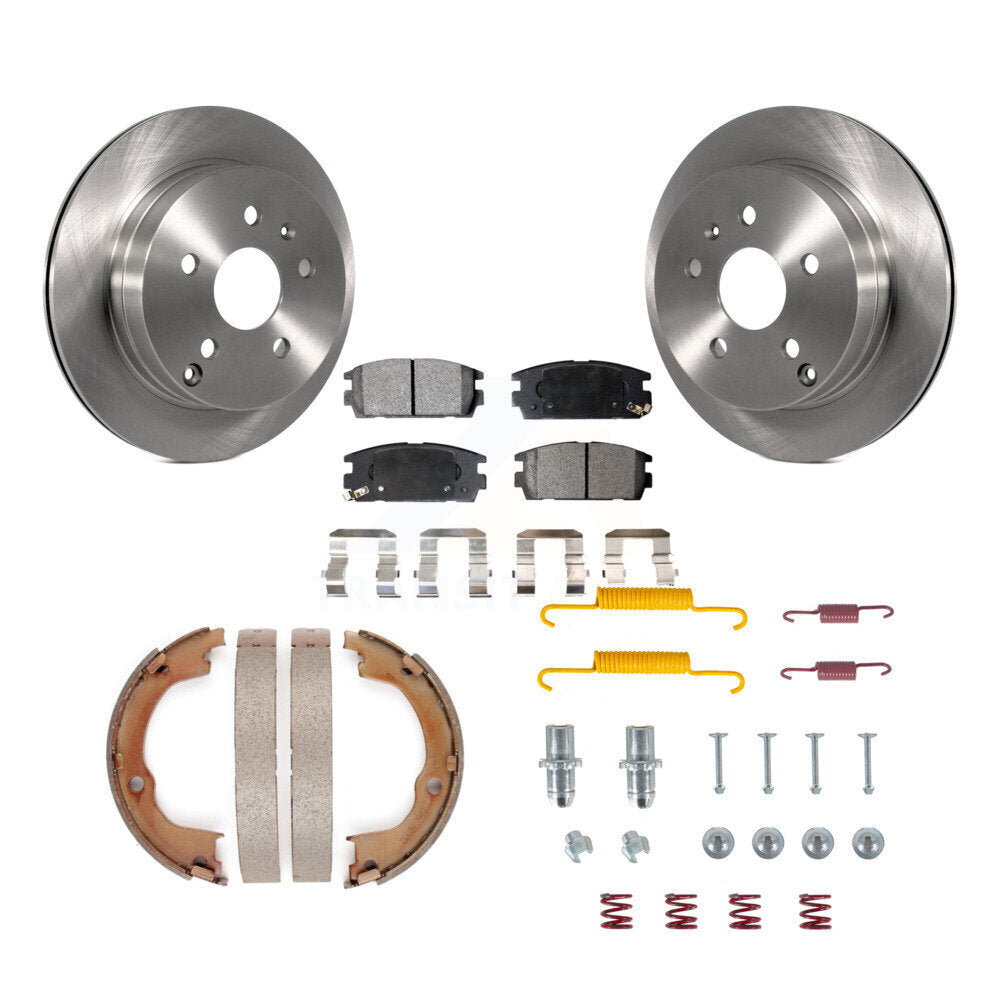 Transit Auto K8F-105090 Disc Brake Kit for 2012-2017 Chevrolet Equinox, GMC Terrain - Rear product image
