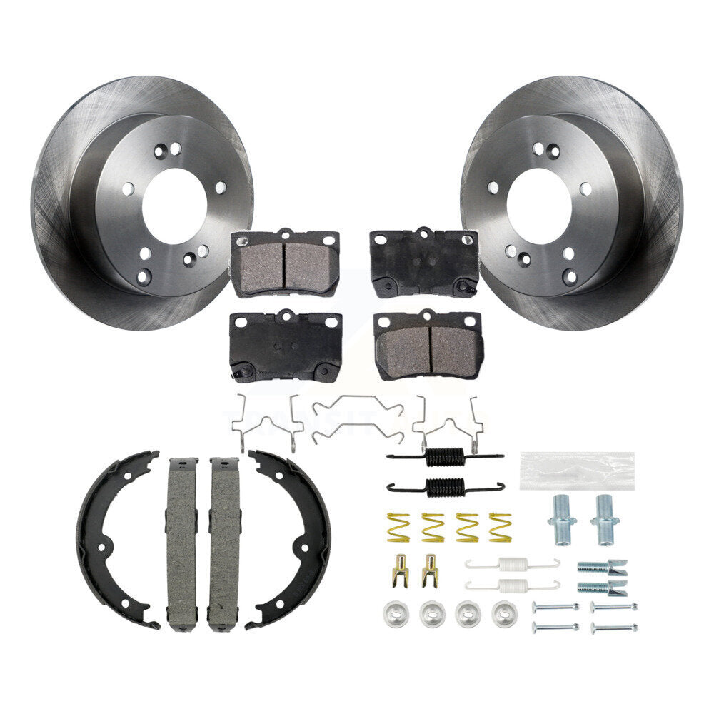 Transit Auto K8F-105093 Disc Brake Kit for 2006-2013 Lexus IS250 - Rear product image