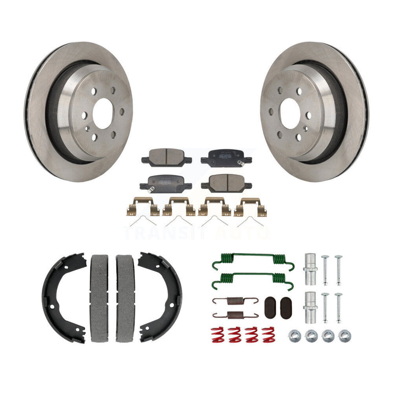 Transit Auto K8F-105096 Disc Brake Kit for 2021-2022 Chevrolet Colorado, GMC Canyon - Rear product image