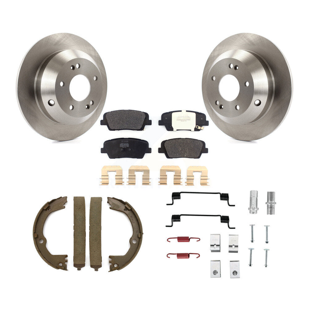 Transit Auto K8F-105097 Disc Brake Kit for 2017-2019 Hyundai Santa Fe XL, Hyundai Santa Fe, Hyundai Santa Fe Sport - Rear product image