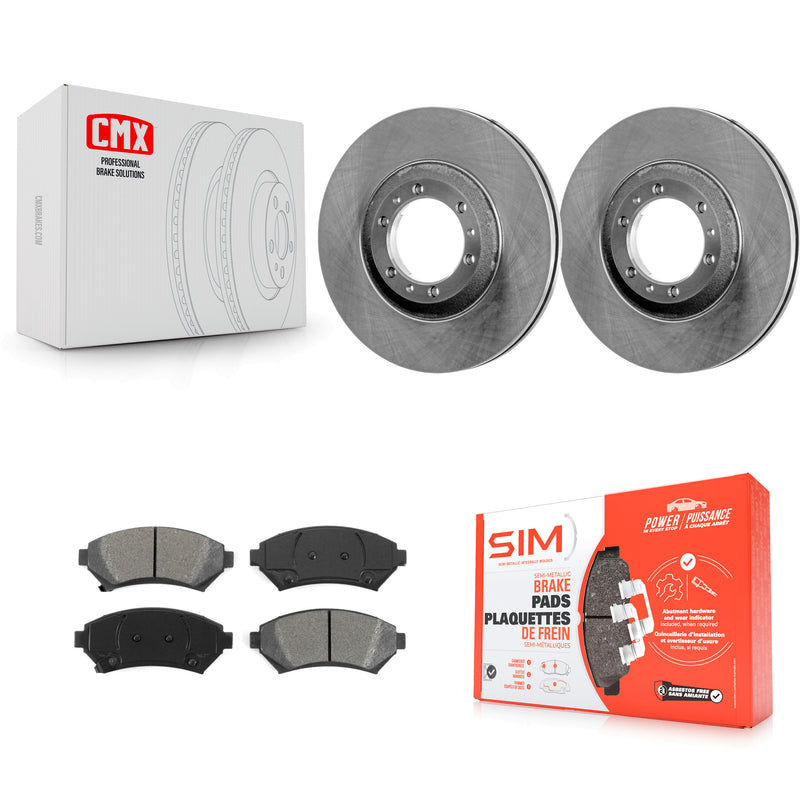 Transit Auto K8S-100017 Disc Brake Kit for 1997-2005 Chevrolet Venture, Oldsmobile Silhouette, Pontiac Montana & more - Front product image