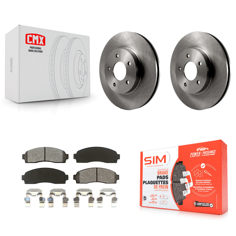 Transit Auto K8S-100032 Disc Brake Kit for 2002-2007 Pontiac Torrent, Chevrolet Equinox, Saturn Vue - Front product image
