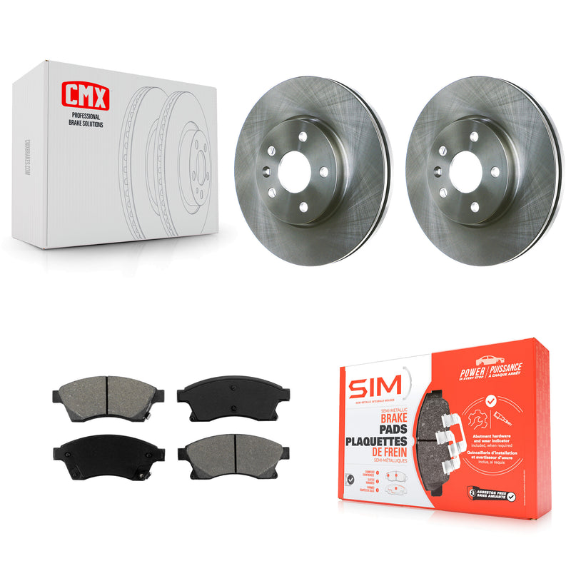 Transit Auto K8S-100078 Disc Brake Kit for 2011-2017 Chevrolet Cruze Limited, Chevrolet Sonic, Chevrolet Cruze - Front product image